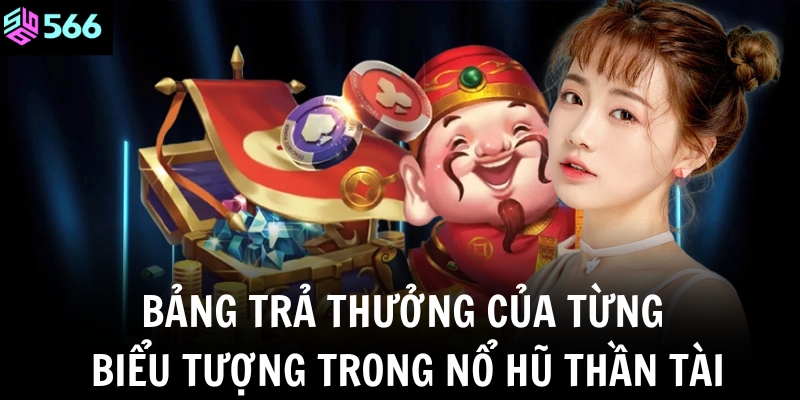 Bảng trả thưởng của từng biểu tượng trong Nổ hũ Thần Tài